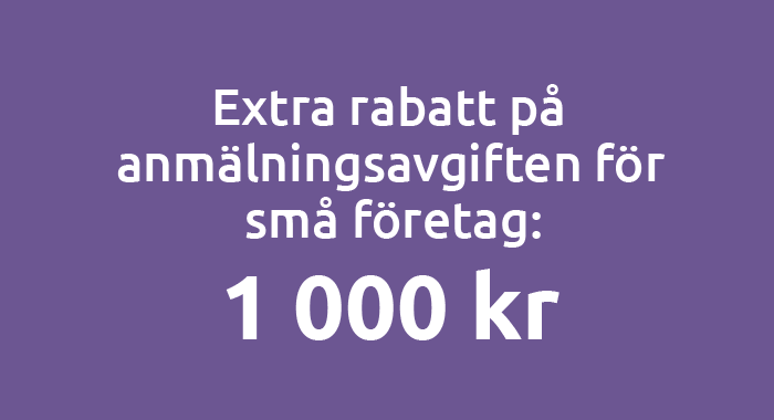 Extra rabatt för små företag 27dec